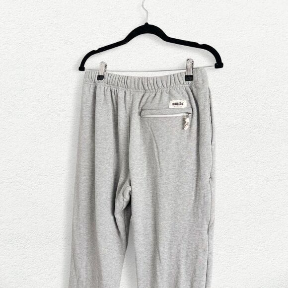 Sumibu Tiny Ol’ Sumibu Sweatpants in Grey & White - Picture 7 of 8